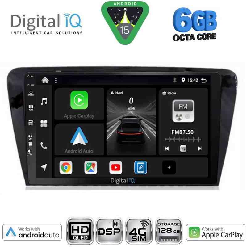 DIGITAL IQ BXF 17597_CPAA (10inc) MULTIMEDIA TABLET for SKODA OCTAVIA 7 mod. 2013-2021