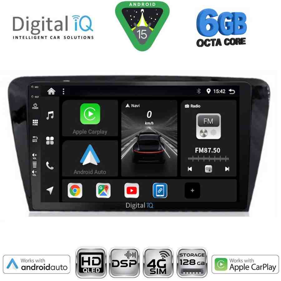 DIGITAL IQ BXF 17597_CPAA (10inc) MULTIMEDIA TABLET for SKODA OCTAVIA 7 mod. 2013-2021
