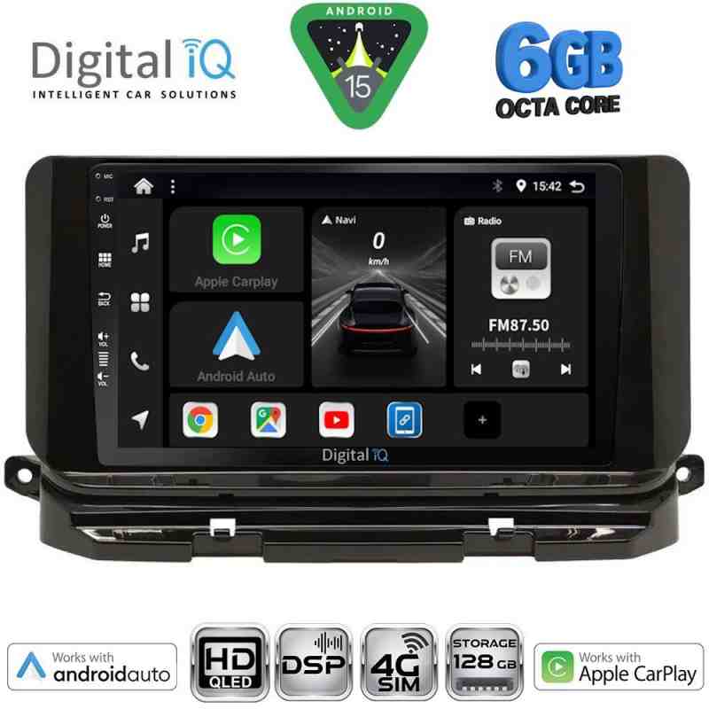 DIGITAL IQ BXF 17598_CPAA (10inc) MULTIMEDIA TABLET for SKODA OCTAVIA 8 mod. 2021-2026