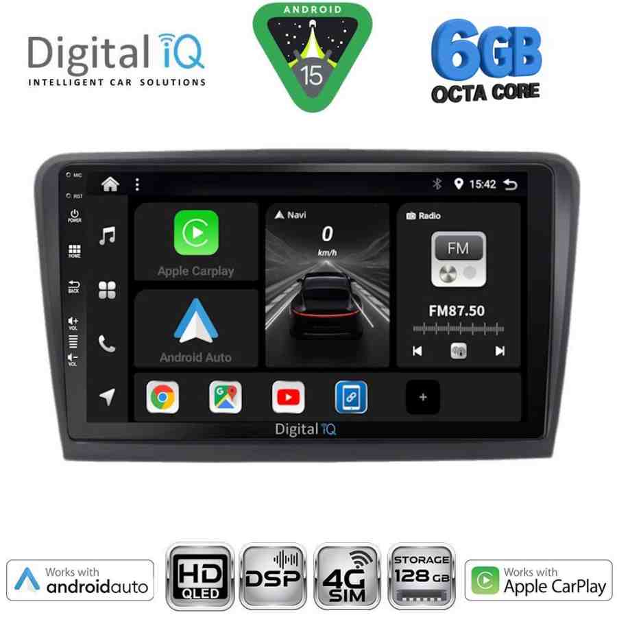 DIGITAL IQ BXF 17601_CPAA (9inc) MULTIMEDIA TABLET for SKODA RAPID  mod. 2012-2023