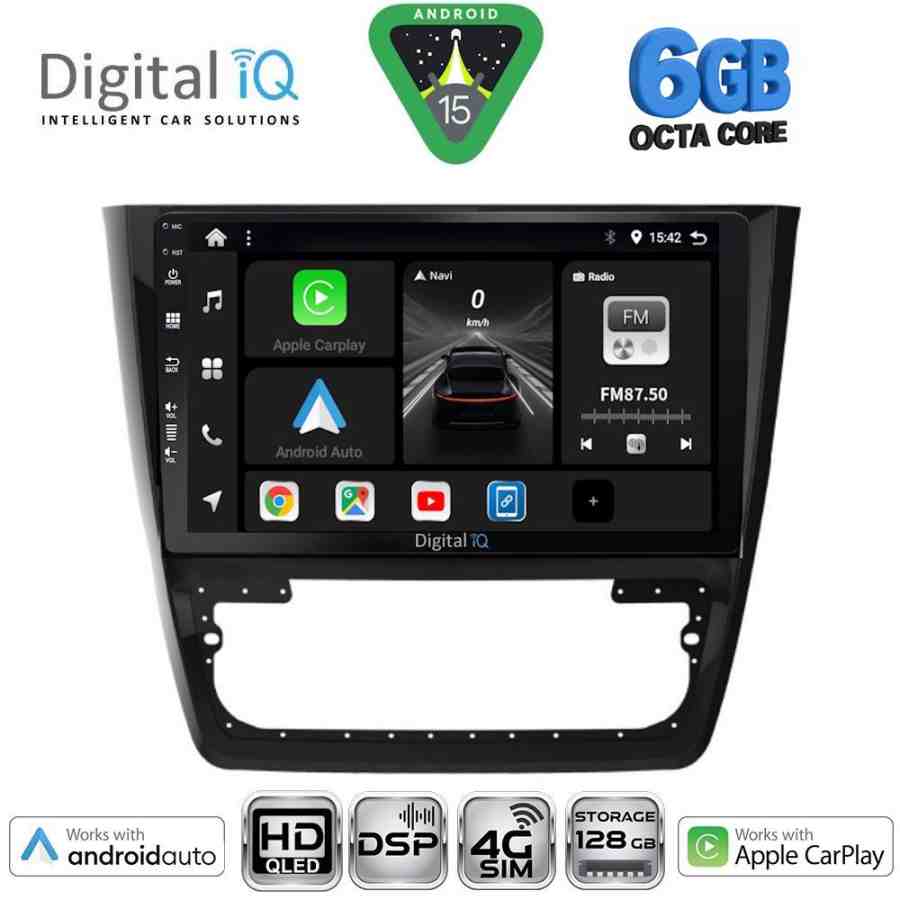 DIGITAL IQ BXF 17610_CPAA (10inc) MULTIMEDIA TABLET for SKODA YETI mod. 2014-2018