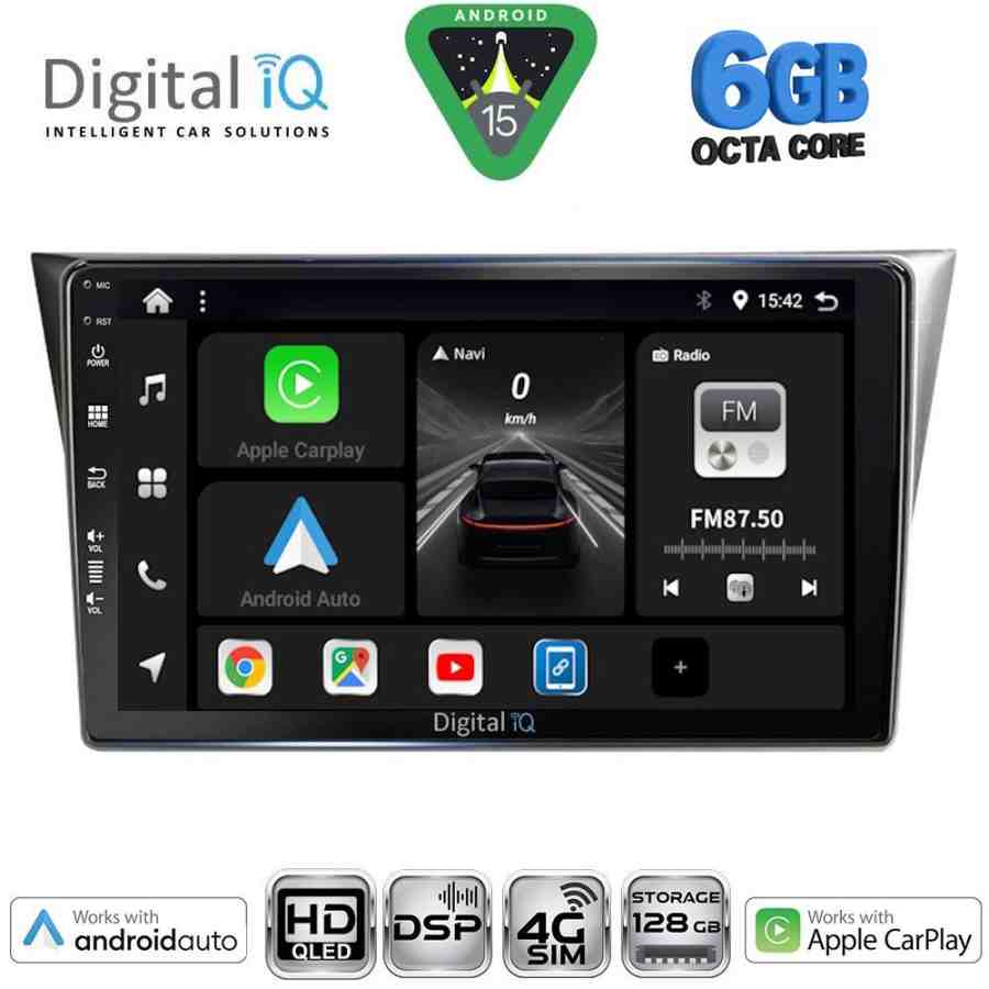 DIGITAL IQ BXF 17659_CPAA (9inc) MULTIMEDIA TABLET for SUBARU IMPREZA mod. 2002-2008