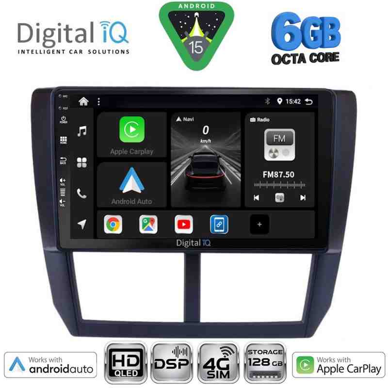 DIGITAL IQ BXF 17662_CPAA (9inc) MULTIMEDIA TABLET for SUBARU FORESTER - IMPREZA - XV mod. 2008-2013