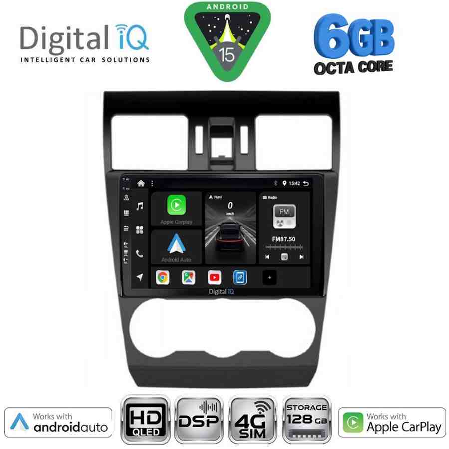 DIGITAL IQ BXF 17663_CPAA (9inc) MULTIMEDIA TABLET for SUBARU FORESTER - IMPREZA - XV mod. 2013-2019