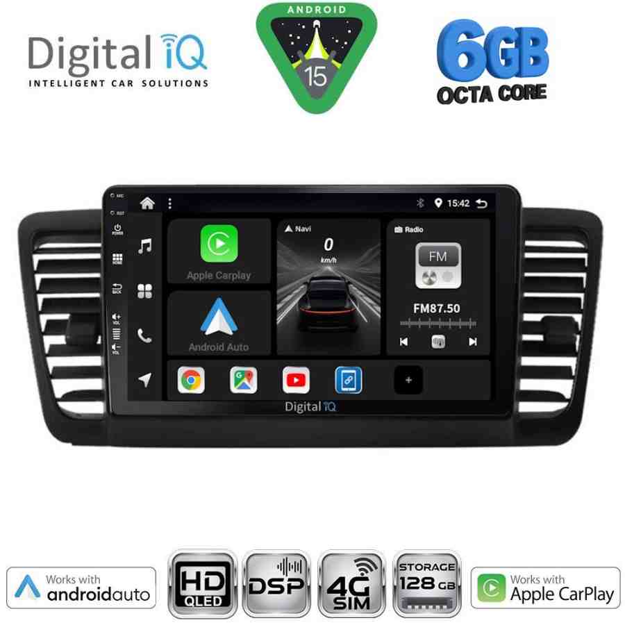 DIGITAL IQ BXF 17665_CPAA (9inc) MULTIMEDIA TABLET for SUBARU LEGACY - OUTBACK mod. 2002-2008