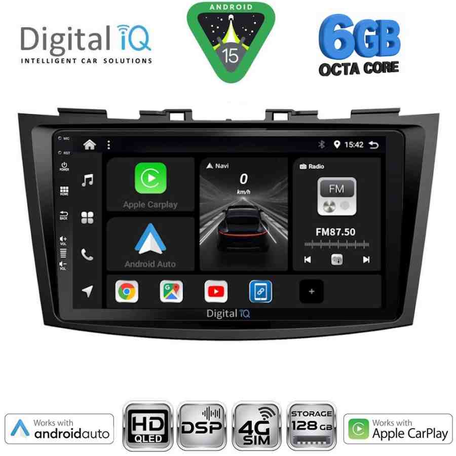 DIGITAL IQ BXF 17685_CPAA (9inc) MULTIMEDIA TABLET for SUZUKI SWIFT mod. 2011-2016