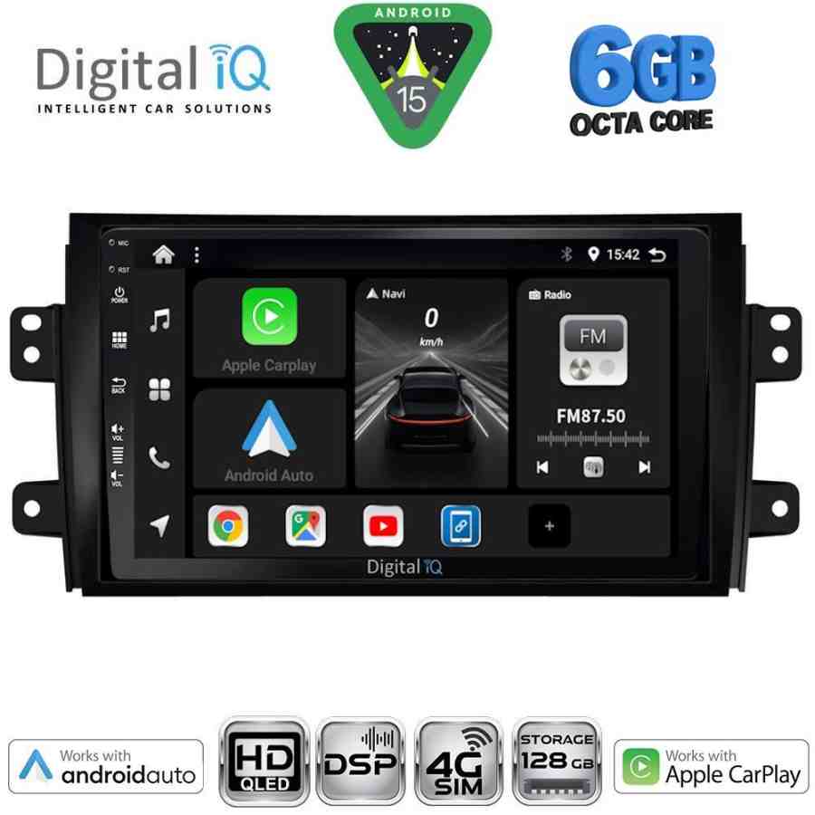 DIGITAL IQ BXF 17688_CPAA (9inc) MULTIMEDIA TABLET for FIAT SEDICI – SUZUKI SX4 mod. 2005-2013