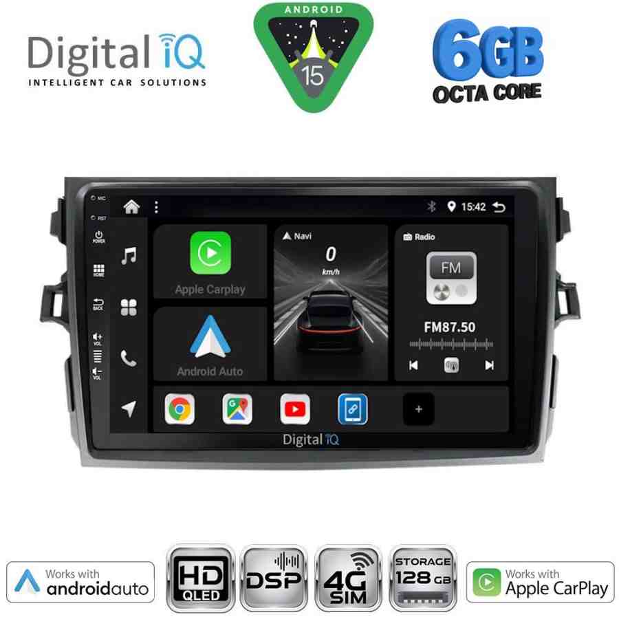DIGITAL IQ BXF 17713_CPAA (9inc) MULTIMEDIA TABLET for TOYOTA COROLLA 4D mod. 2006-2012