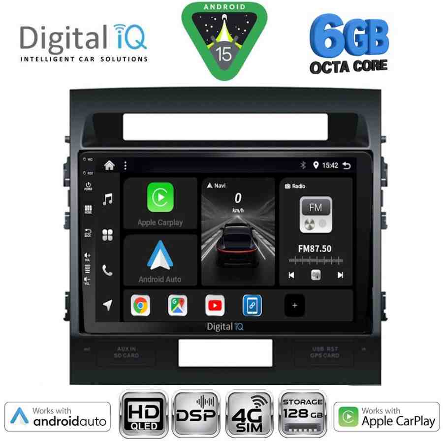 DIGITAL IQ BXF 17724_CPAA (10inc) MULTIMEDIA TABLET for TOYOTA LANDCRUISER mod. 2008-2015