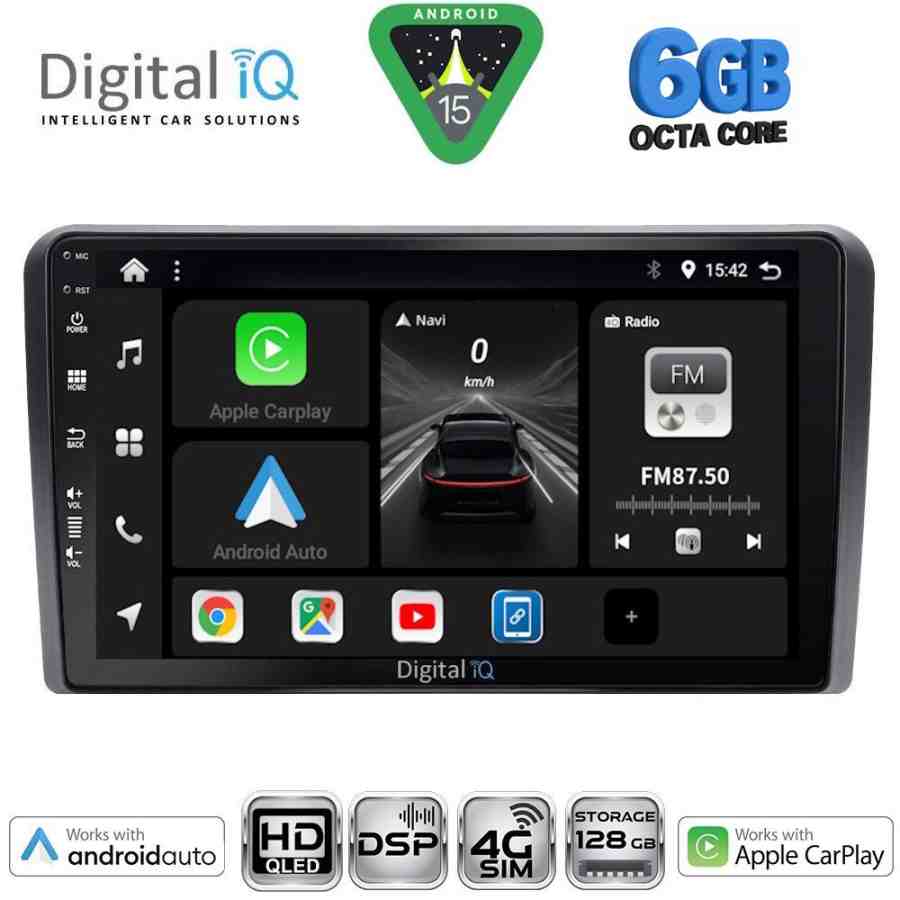 DIGITAL IQ BXF 17744_CPAA (9inc) MULTIMEDIA TABLET for GOLF 4 mod. 1998-2003