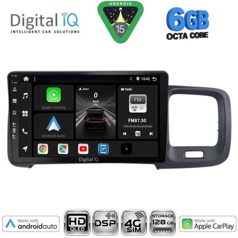 DIGITAL IQ BXF 17785_CPAA (9inc) MULTIMEDIA TABLET for VOLVO S60 mod. 2010-2018