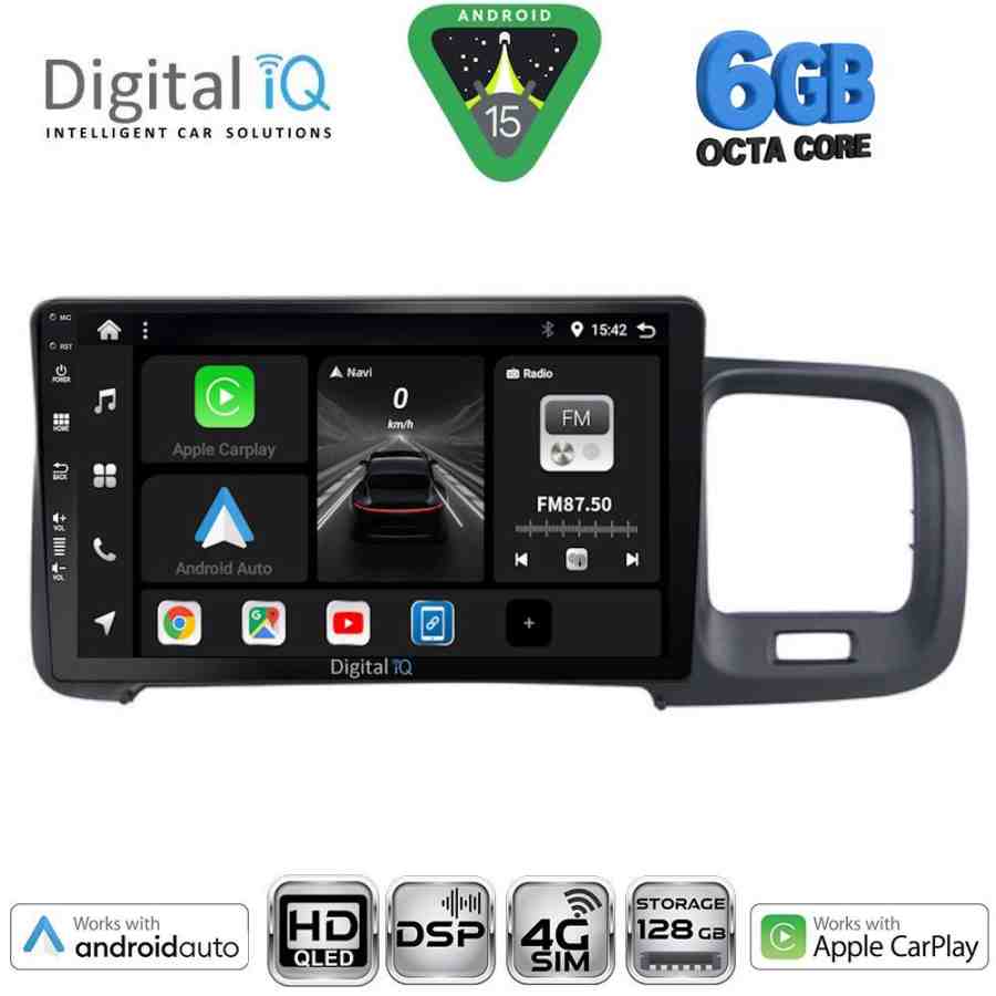 DIGITAL IQ BXF 17785_CPAA (9inc) MULTIMEDIA TABLET for VOLVO S60 mod. 2010-2018