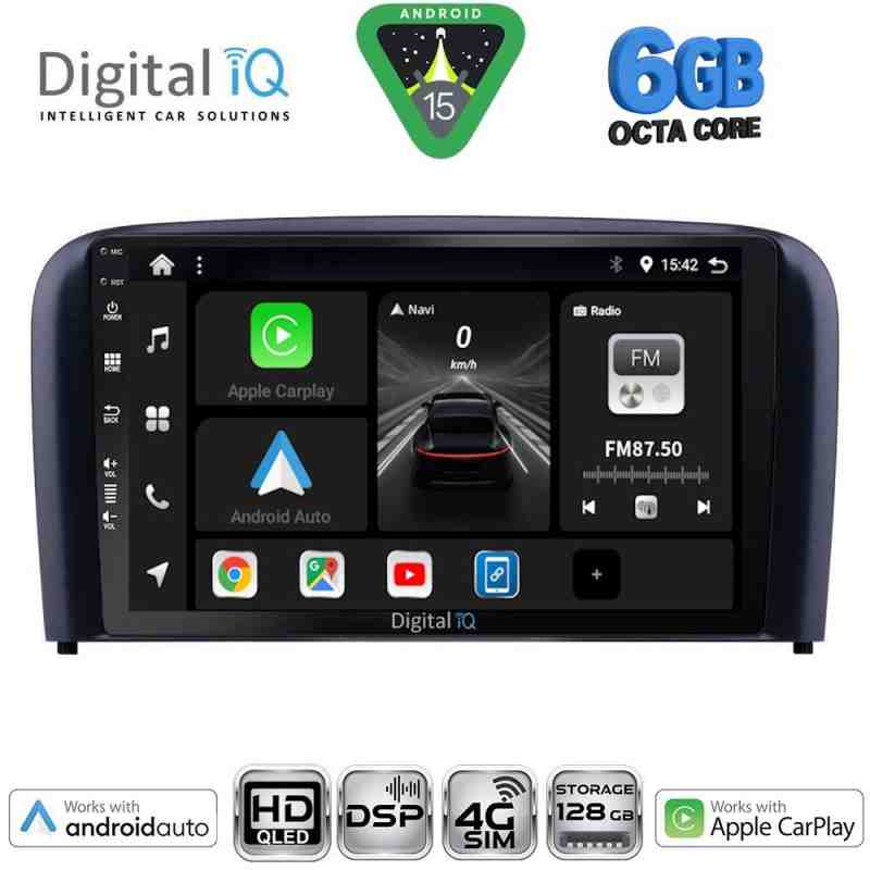 DIGITAL IQ BXF 17786_CPAA (9inc) MULTIMEDIA TABLET for VOLVO S80 mod. 1998-2006