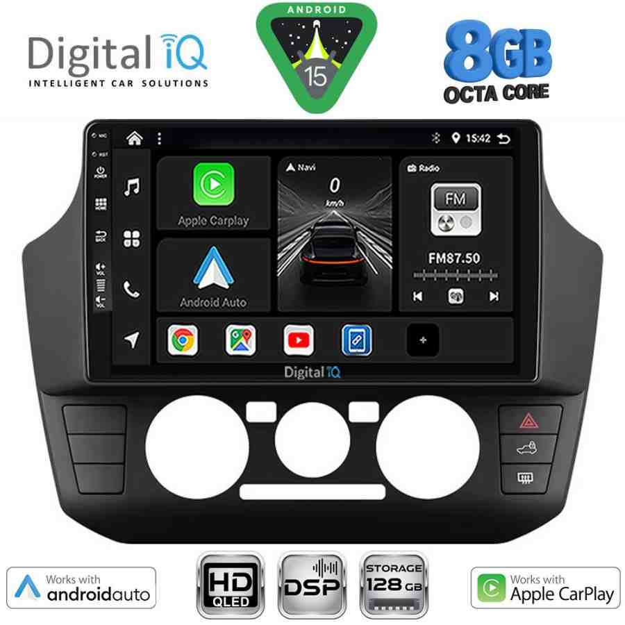 DIGITAL IQ BXF 18774_CPAA  (9inc) MULTIMEDIA TABLET for SEAT MII - SKODA CITIGO - VW UP mod. 2017-2023