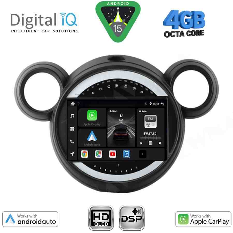 DIGITAL IQ BXF 6065_CPAA (9inc) MULTIMEDIA TABLET for MINI COUNTRYMAN (R60) mod. 2010-2016 - PACEMAN (R61) mod. 2013-2016