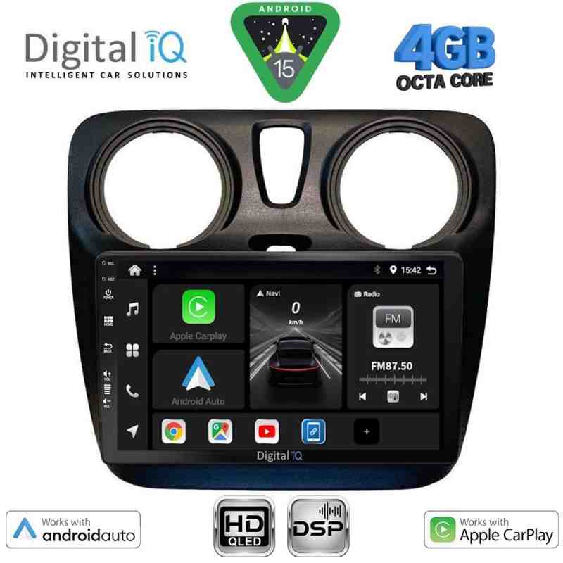 DIGITAL IQ BXF 6112_CPAA (9inc) MULTIMEDIA TABLET for DACIA DOKKER 2012-2022