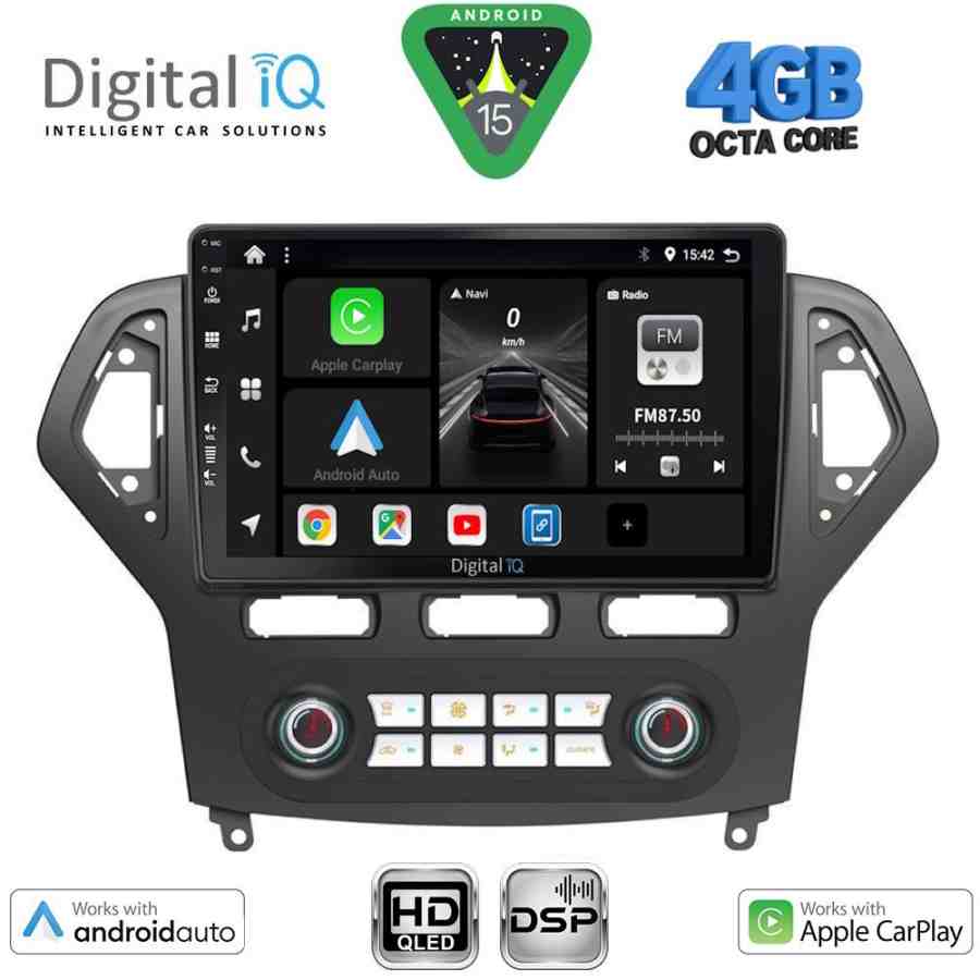 DIGITAL IQ BXF 16162_CPAA CLIMA (10inc) MULTIMEDIA TABLET for FORD MONDEO mod. 2007-2011