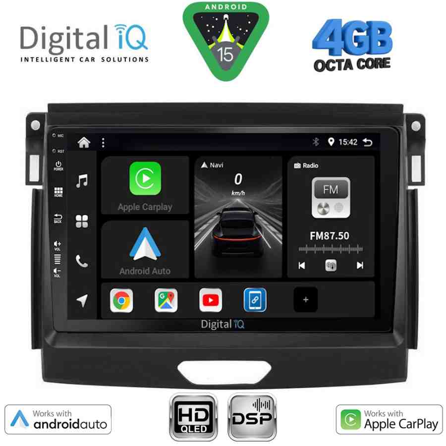 DIGITAL IQ BXF 16172A_CPAA (9inc) MULTIMEDIA TABLET for FORD RANGER mod. 2015-2018