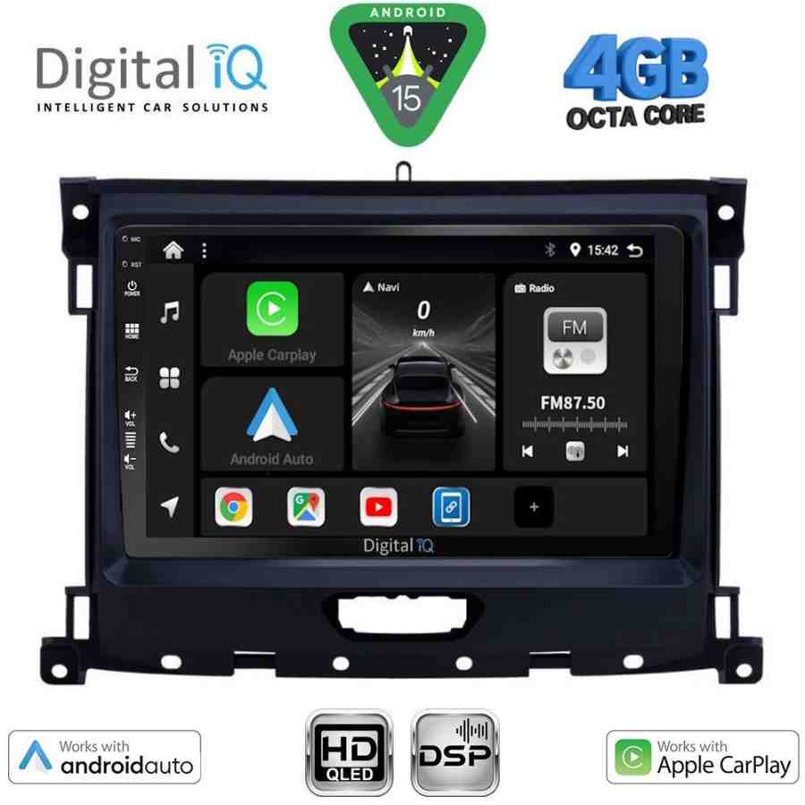 DIGITAL IQ BXF 16173_CPAA (9inc) MULTIMEDIA TABLET for FORD RANGER mod. 2018-2023