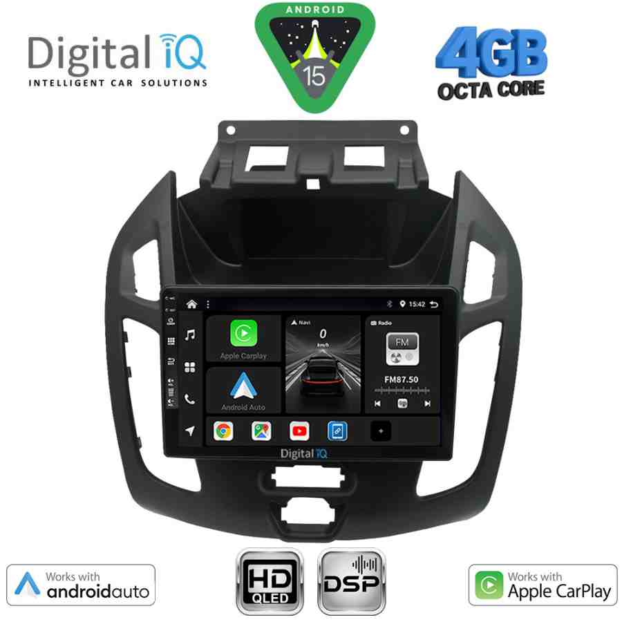 DIGITAL IQ BXF 16176_CPAA  (9inc) MULTIMEDIA TABLET for FORD TRANSIT CONNECT mod. 2013-2018