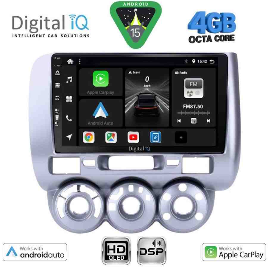 DIGITAL IQ BXF 16210_CPAA A/C (9inc) MULTIMEDIA TABLET for HONDA JAZZ mod. 2002-2008