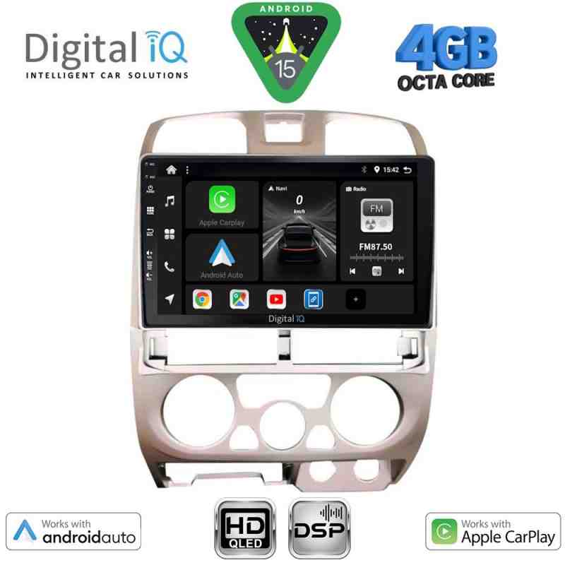 DIGITAL IQ BXF 6253SL_CPAA (9inc) MULTIMEDIA TABLET for ISUZU D-MAX mod. 2002-2008 (SILVER)