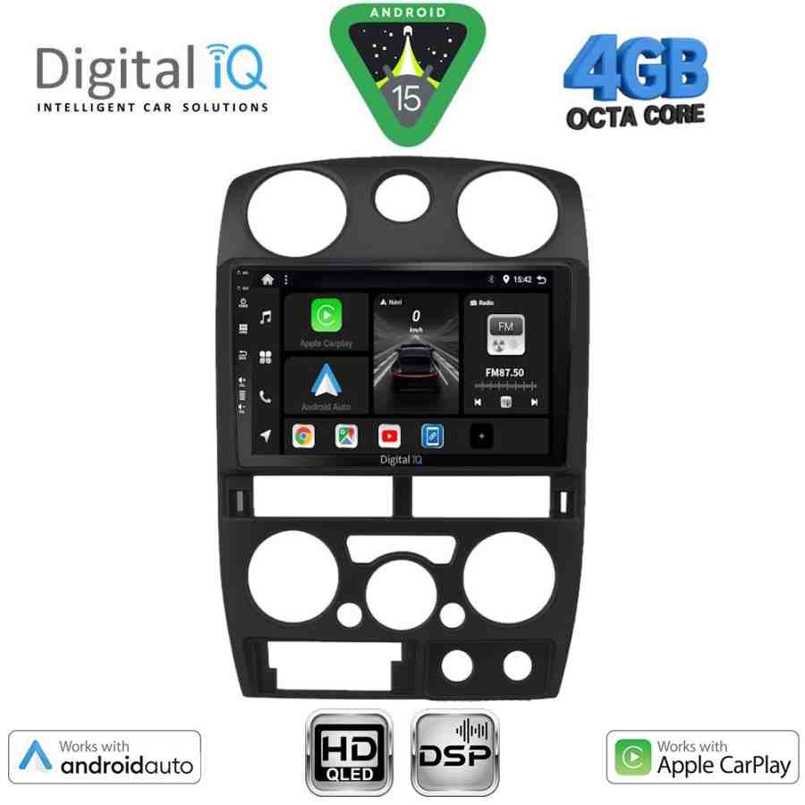 DIGITAL IQ BXF 6254BL_CPAA (9inc) MULTIMEDIA TABLET for ISUZU D-MAX mod. 2008-2012 (BLACK)