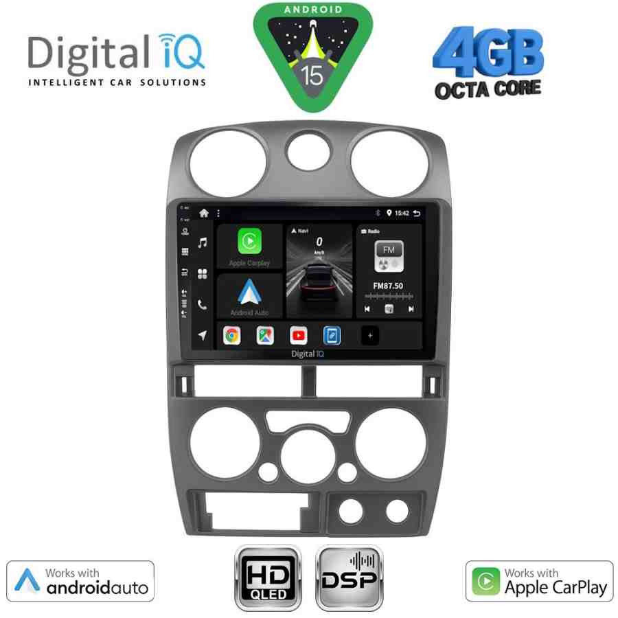DIGITAL IQ BXF 6254GR_CPAA (9inc) MULTIMEDIA TABLET for ISUZU D-MAX mod. 2008-2012 (GREY)