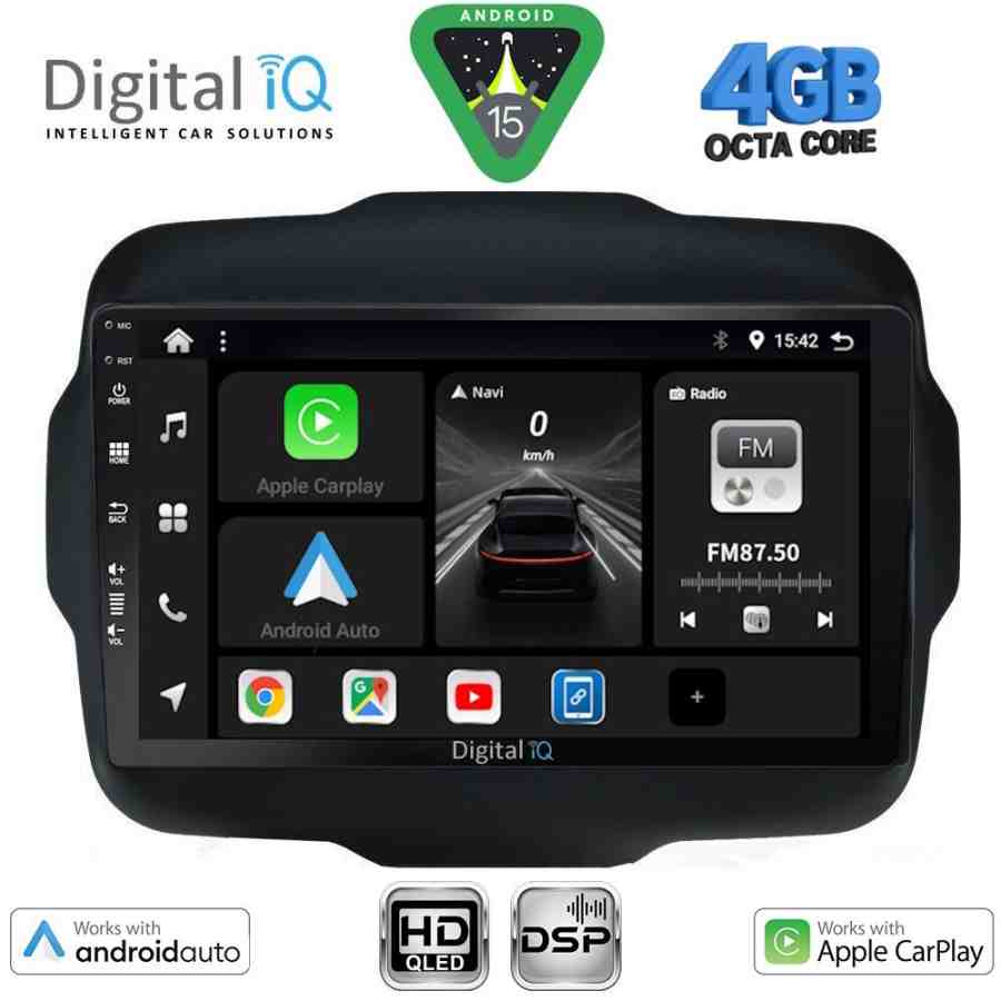 DIGITAL IQ BXF 6290_CPAA (9inc) MULTIMEDIA TABLET for JEEP RENEGADE mod. 2014-2025