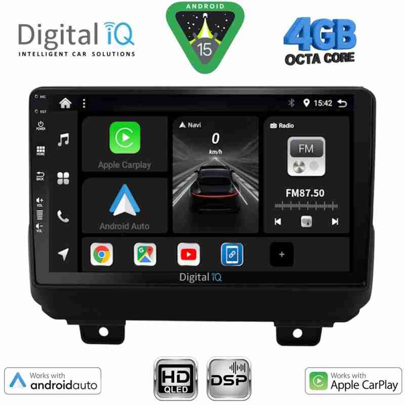DIGITAL IQ BXF 6298_CPAA (9inc) MULTIMEDIA TABLET for JEEP WRANGLER mod. 2018>