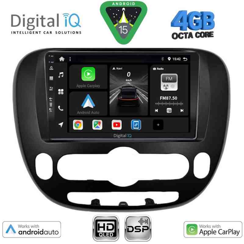 DIGITAL IQ BXF 6321_CPAA (9inc) MULTIMEDIA TABLET for KIA SOUL mod. 2014-2025