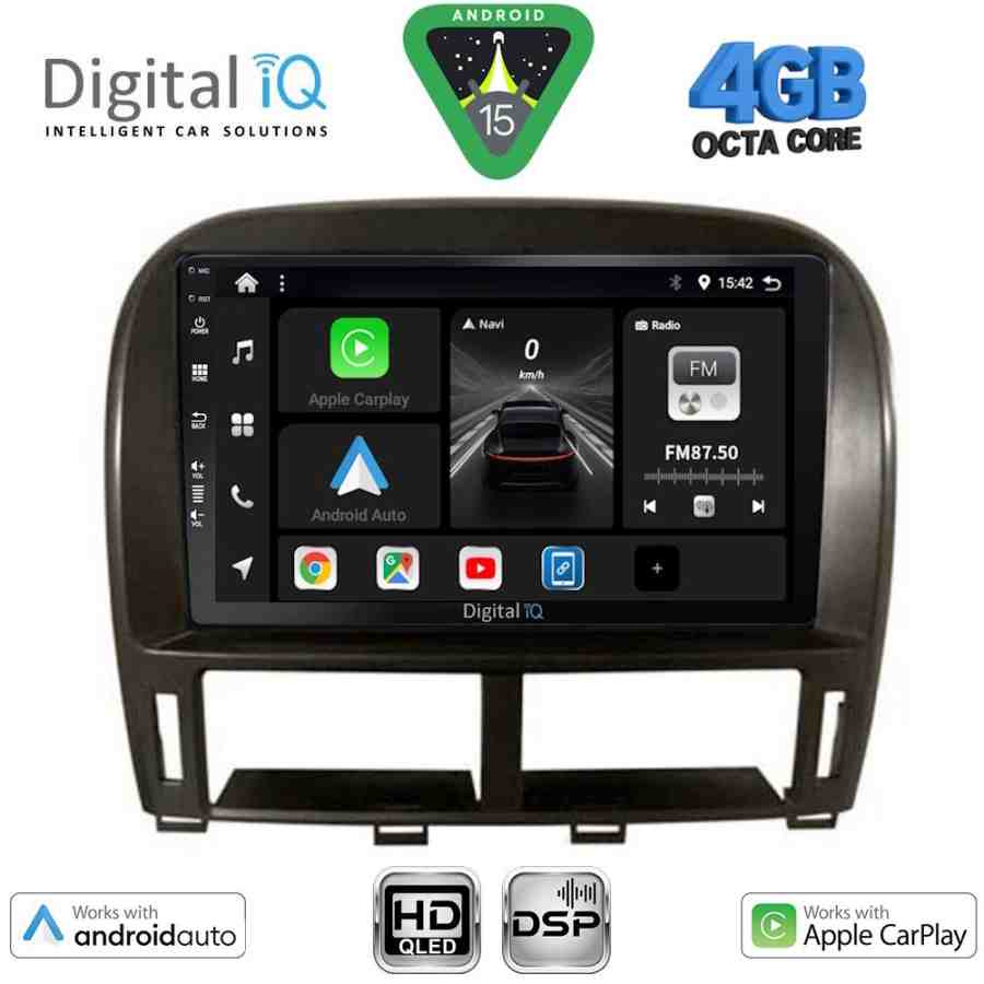 DIGITAL IQ BXF 6343_CPAA (9inc) MULTIMEDIA TABLET for LEXUS LS 430 – XF 430 mod. 2000-2006