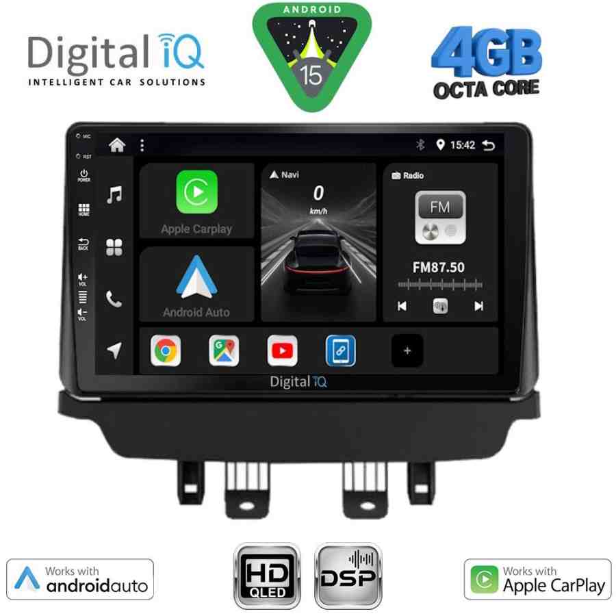 DIGITAL IQ BXF 16362_CPAA (9inc) MULTIMEDIA TABLET for MAZDA 2 mod. 2014-2023