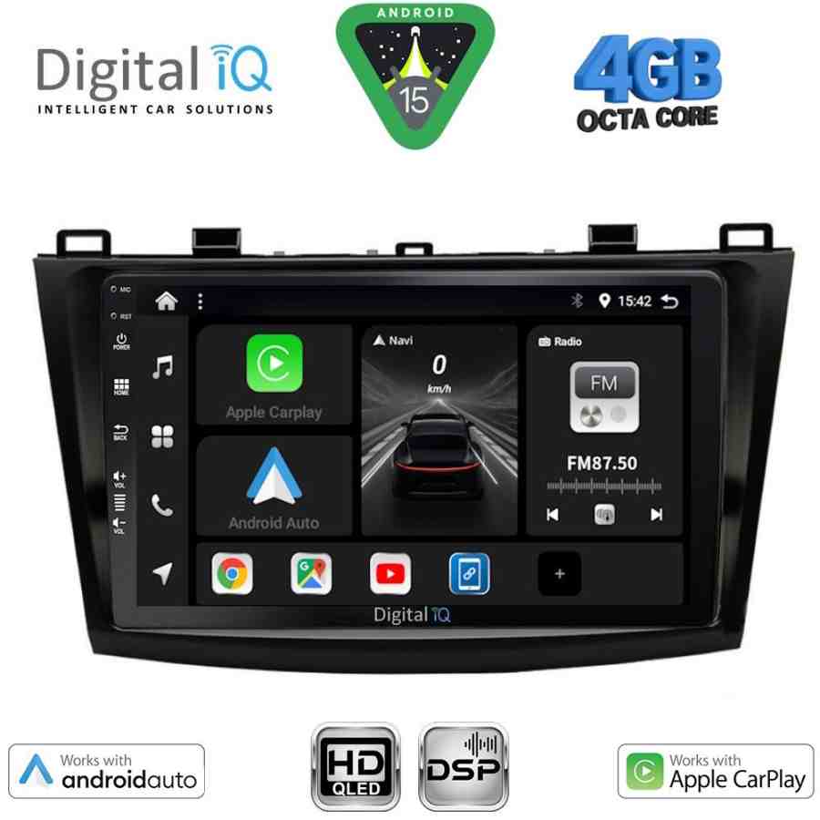 DIGITAL IQ BXF 6366_CPAA (9inc) MULTIMEDIA TABLET for MAZDA 3 mod. 2009-2014