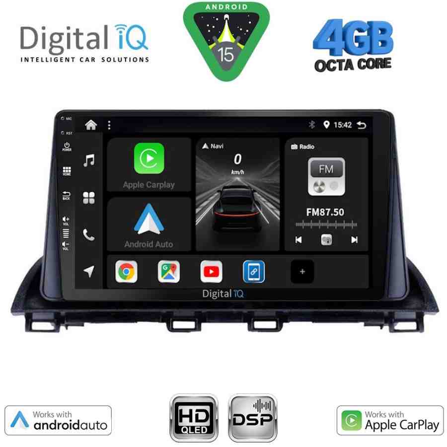 DIGITAL IQ BXF 16367_CPAA (9inc) MULTIMEDIA TABLET for MAZDA 3 mod. 2014-2019