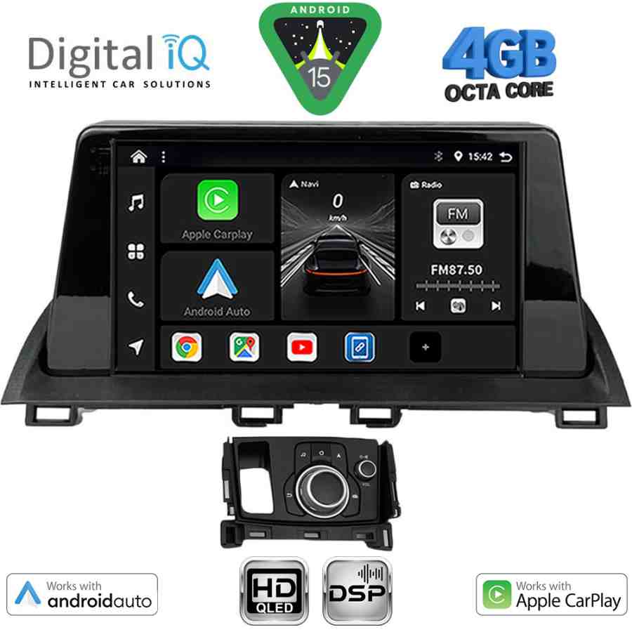 DIGITAL IQ BXF 16386_CPAA (9inc) MULTIMEDIA TABLET for MAZDA CX4 mod. 2016-2025