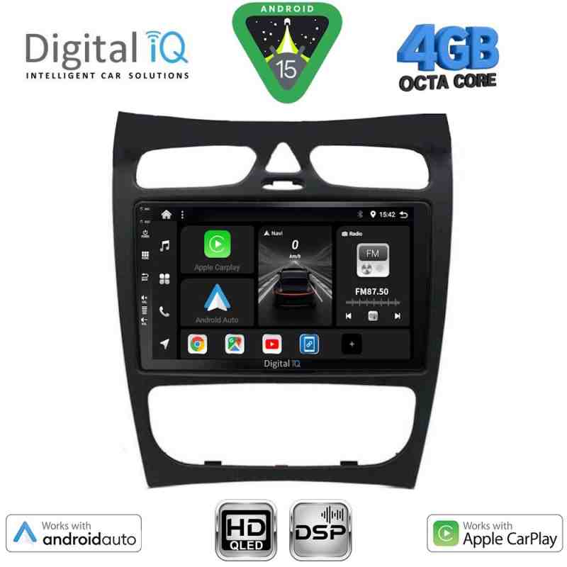DIGITAL IQ BXF 6406_CPAA (9inc) MULTIMEDIA TABLET for MERCEDES CLK (W209) mod. 2000-2004