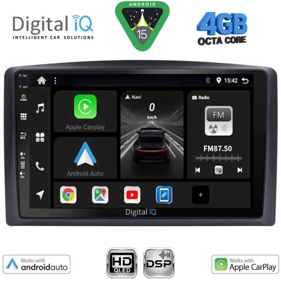 DIGITAL IQ BXF 16421_CPAA (10inc) MULTIMEDIA TABLET for MERCEDES VITO – VIANO (W447) mod. 2015-2022