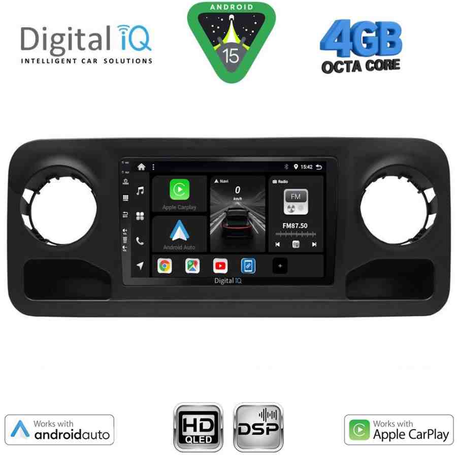 DIGITAL IQ BXF 16424_CPAA (10inc) MULTIMEDIA TABLET for MERCEDES SPRINTER mod. 2018-2026