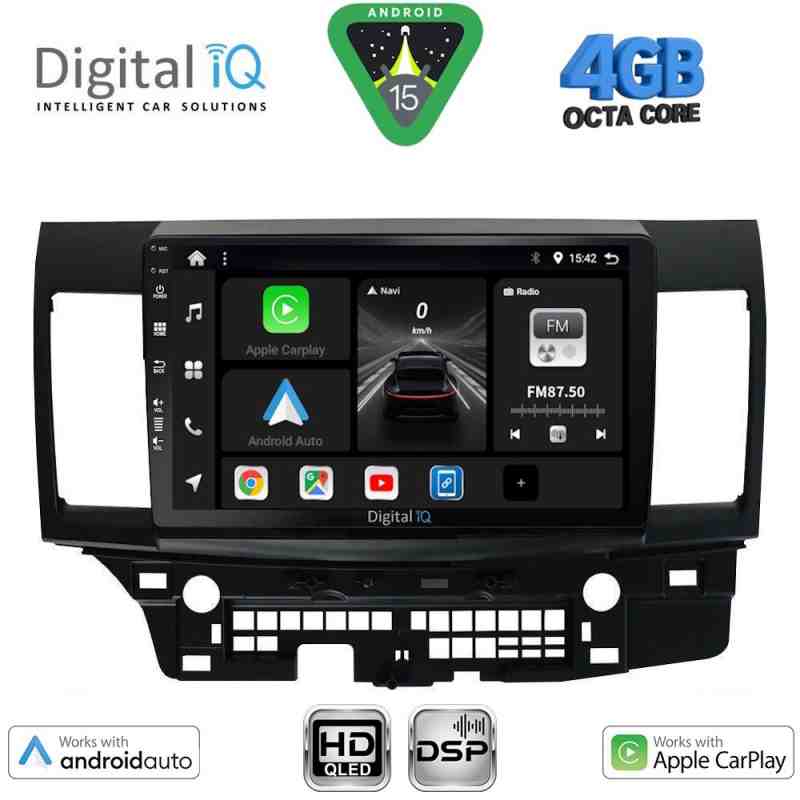 DIGITAL IQ BXF 16434_CPAA (10inc) MULTIMEDIA TABLET for MITSUBISHI LANCER mod. 2008-2017