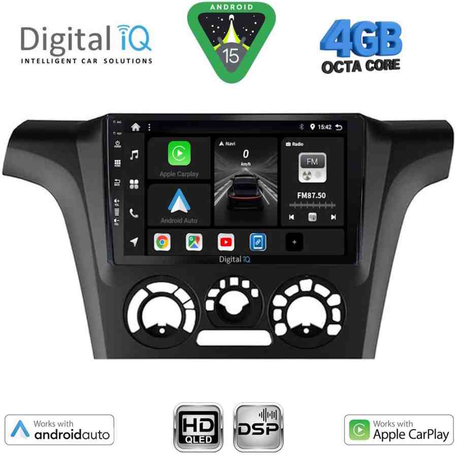 DIGITAL IQ BXF 16441AC_CPAA (10inc) MULTIMEDIA TABLET for MITSUBISHI OUTLANDER mod. 2001-2005 with A/C