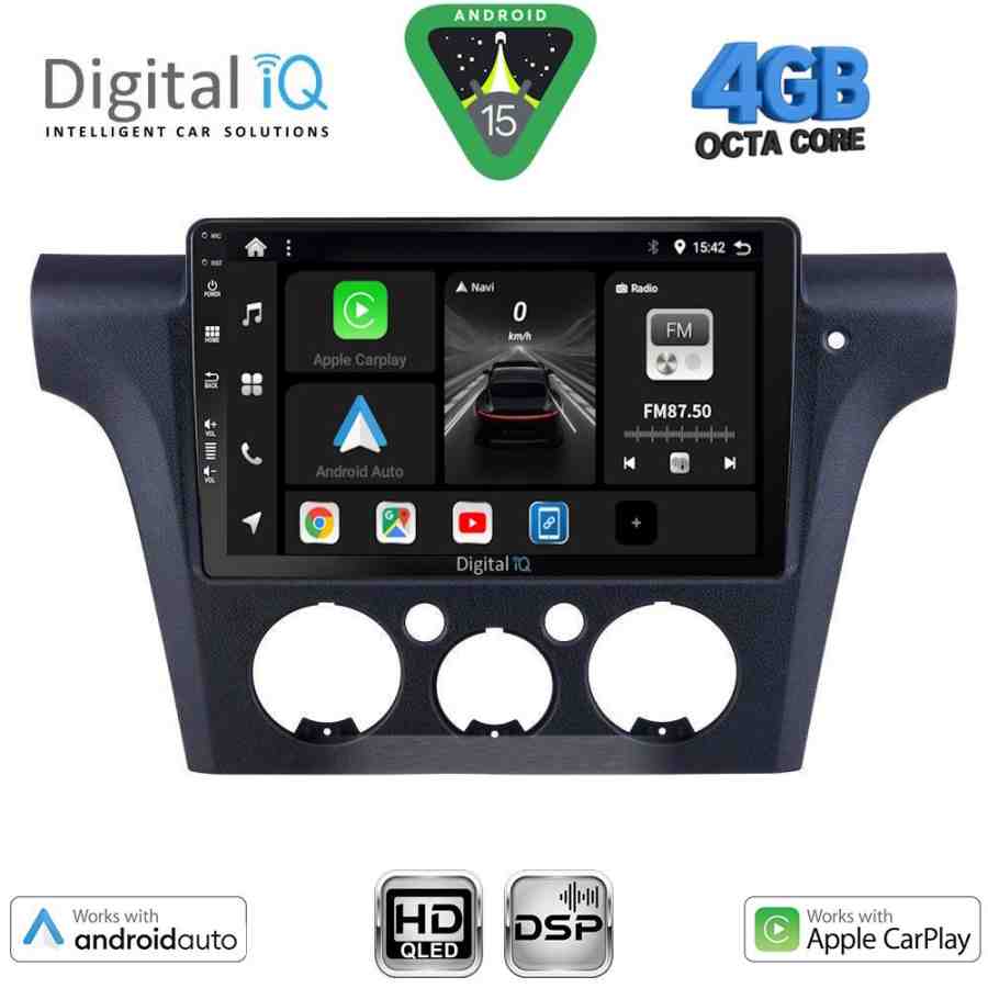 DIGITAL IQ BXF 16441CL_CPAA (10inc) MULTIMEDIA TABLET for MITSUBISHI OUTLANDER mod. 2001-2005 with CLIMA