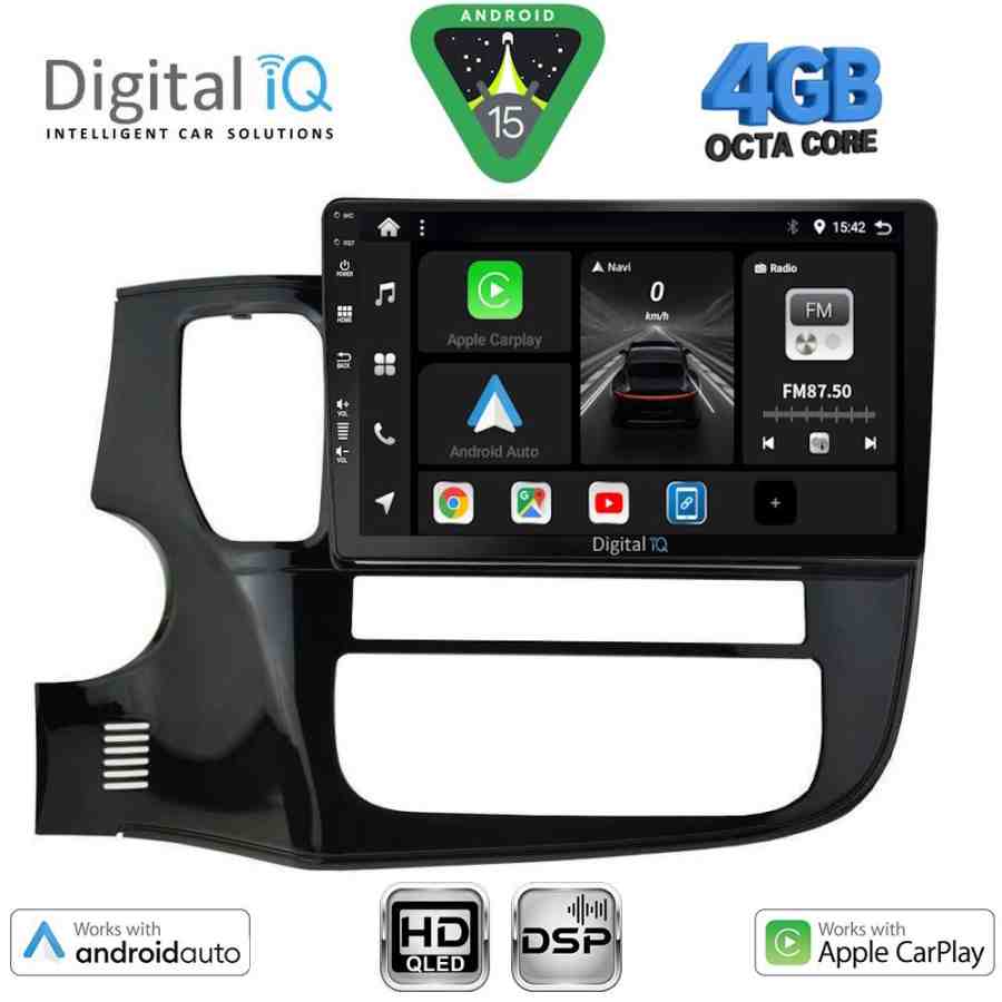DIGITAL IQ BXF 16443_CPAA (10inc) MULTIMEDIA TABLET for MITSUBISHI OUTLANDER mod. 2013-2020