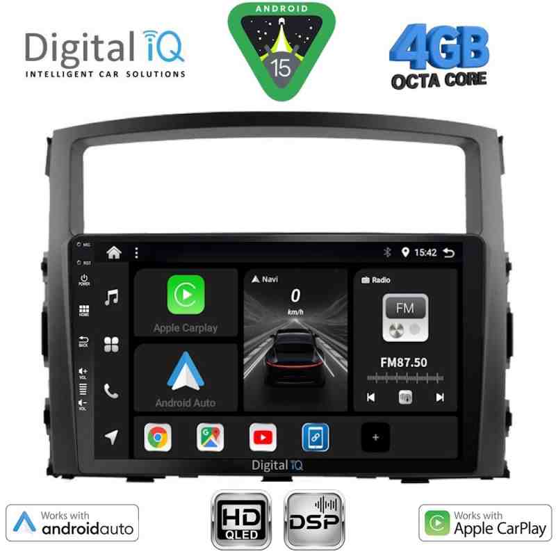 DIGITAL IQ BXF 16446_CPAA (9inc) MULTIMEDIA TABLET for MITSUBISHI PAJERO mod. 2006-2013