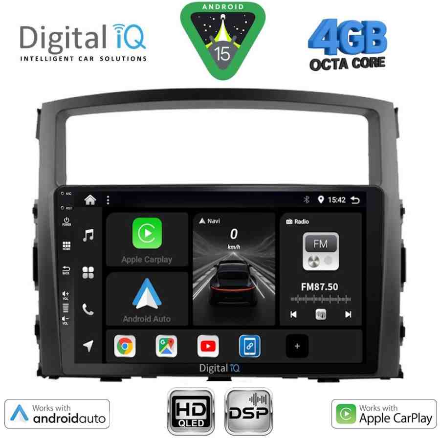 DIGITAL IQ BXF 6446_CPAA (9inc) MULTIMEDIA TABLET for MITSUBISHI PAJERO mod. 2006-2013