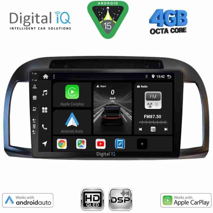 DIGITAL IQ BXF 6457BL_CPAA (9inc) MULTIMEDIA TABLET for NISSAN MICRA K12 mod. 2002-2010 (BLACK)