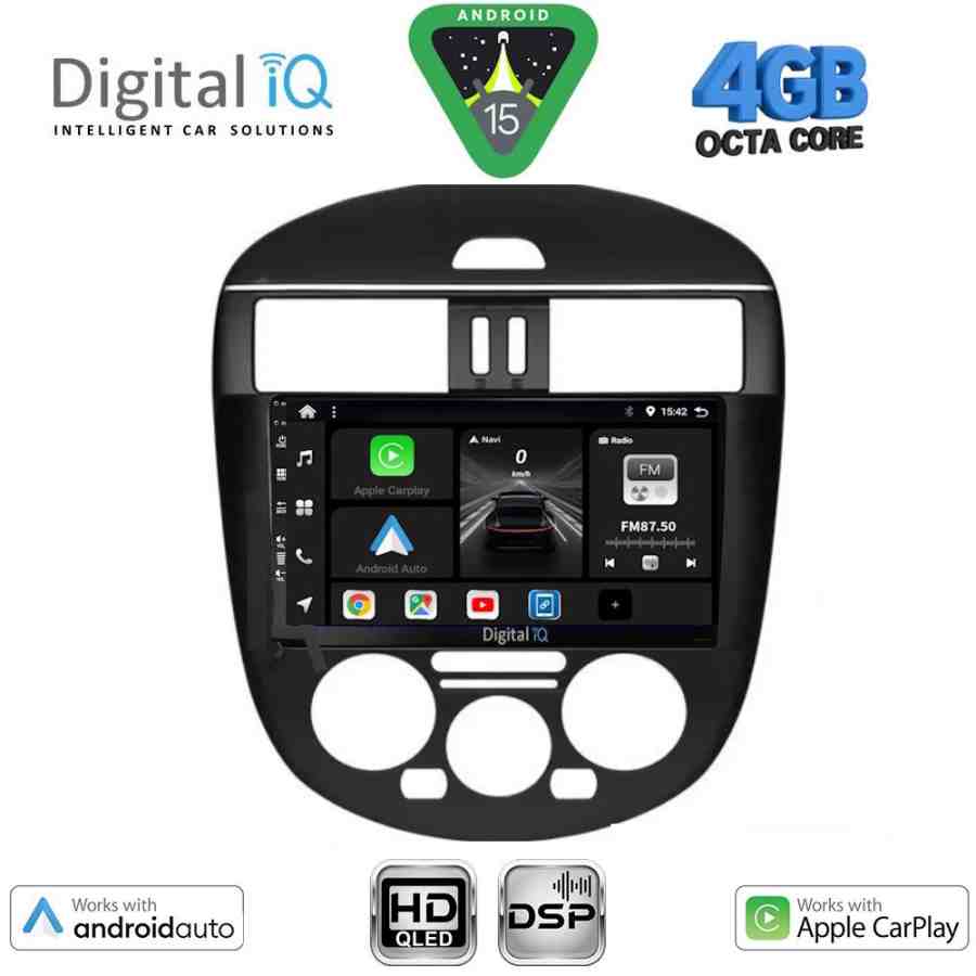 DIGITAL IQ BXF 6465AC_CPAA (9inc) MULTIMEDIA TABLET for NISSAN TIIDA mod. 2013-2023 with A/C