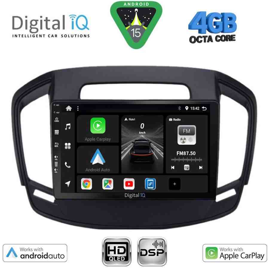 DIGITAL IQ BXF 16492_CPAA (9inc) MULTIMEDIA TABLET for OPEL INSIGNIA mod. 2014-2017