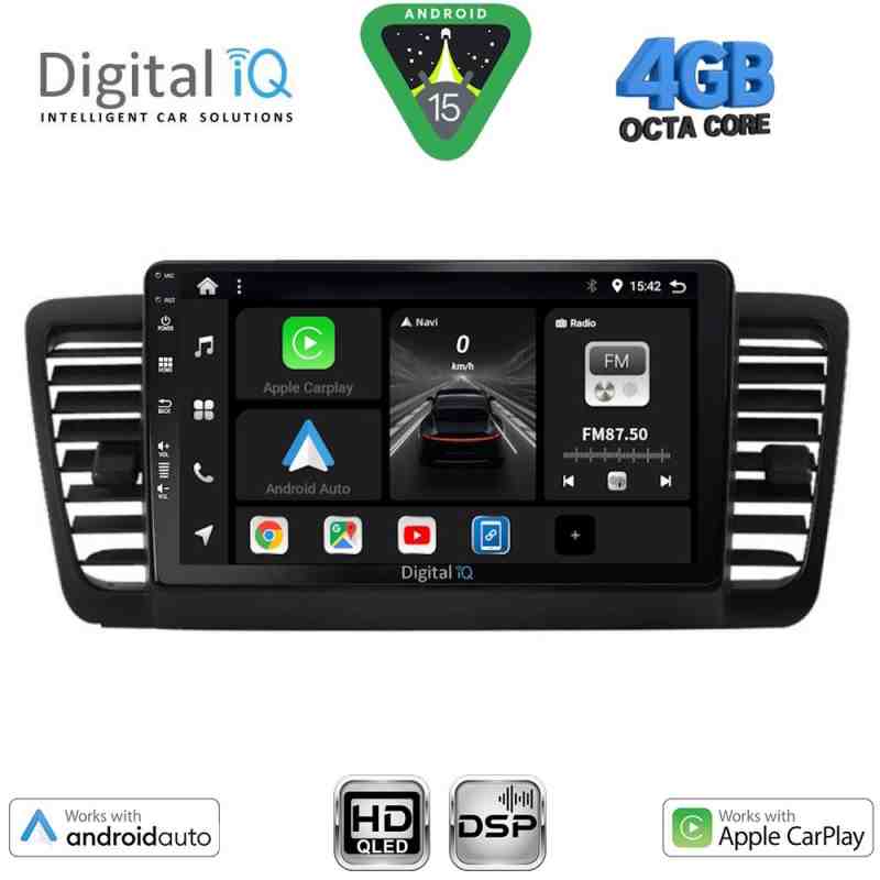 DIGITAL IQ BXF 6665_CPAA (9inc) MULTIMEDIA TABLET for SUBARU LEGACY - OUTBACK mod. 2002-2008