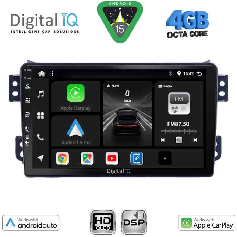 DIGITAL IQ BXF 6682_CPAA (9inc) MULTIMEDIA TABLET for OPEL AGILA - SUZUKI SPLASH mod. 2008-2018